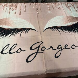 Pink 'Hello Gorgeous' Tapestry